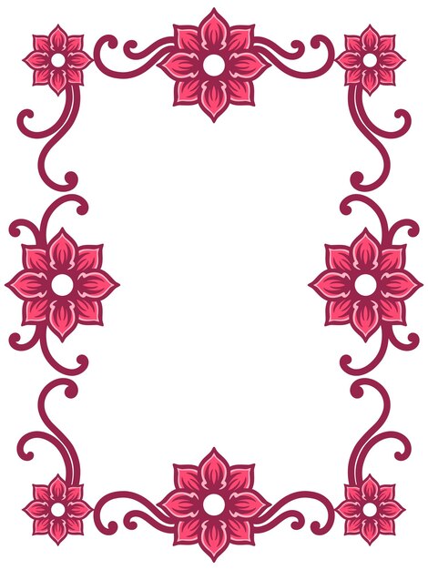 Vintage Floral Frame