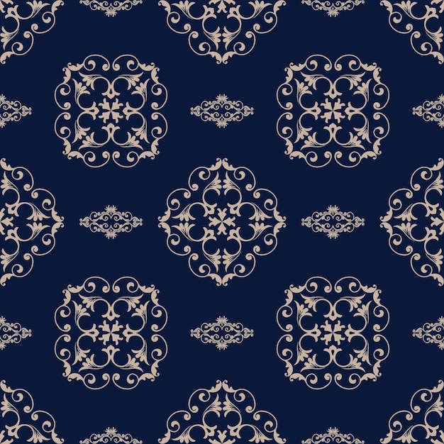 Vintage floral seamless pattern texture