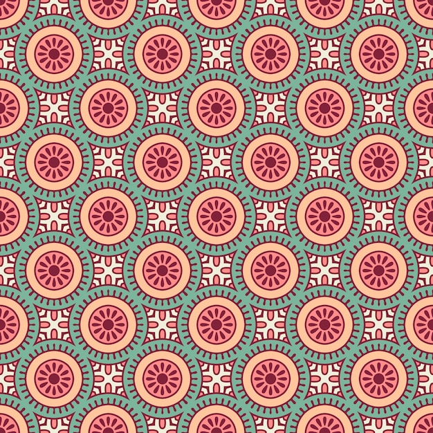 Vintage floral seamless pattern