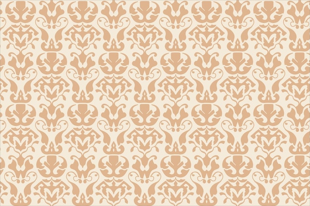 Vintage flower seamless pattern background