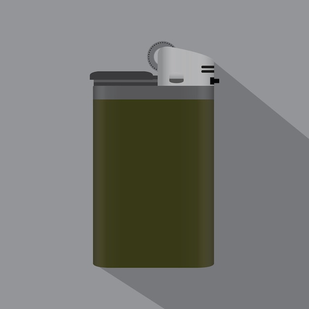 vintage lighter illustration background