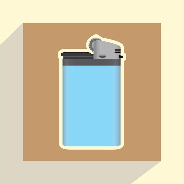 vintage lighter illustration background