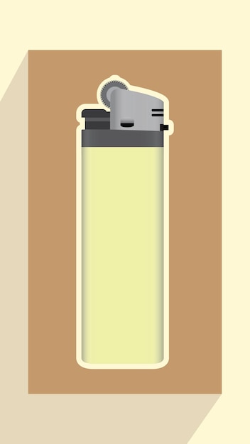 vintage lighter illustration background