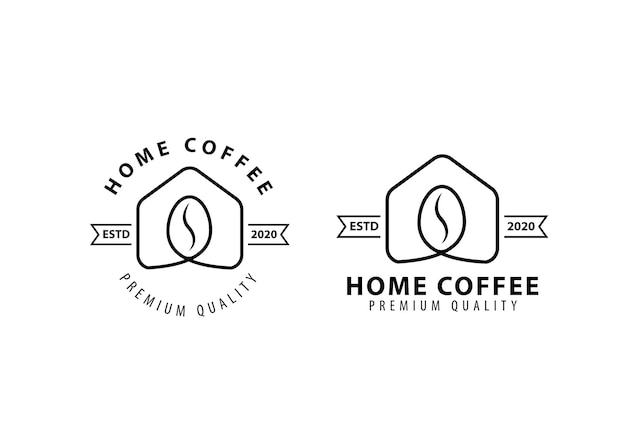 Vintage logo Coffee shop template