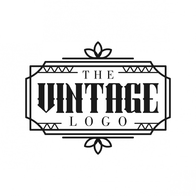 Vintage logo design