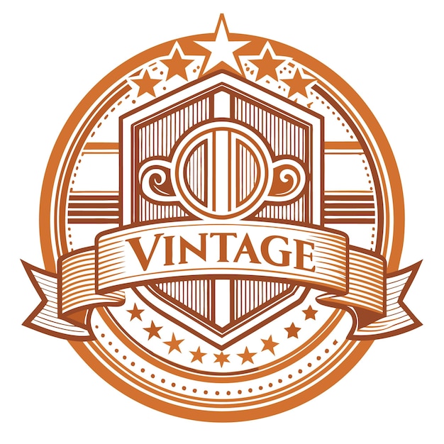 vintage logo vector design