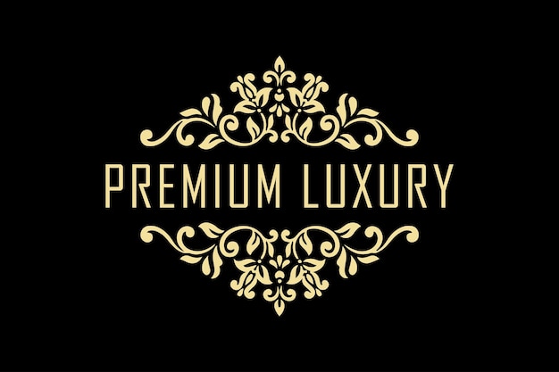 Vintage and luxury logo design