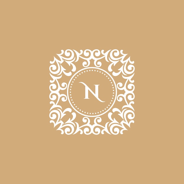 Vintage and luxury logo