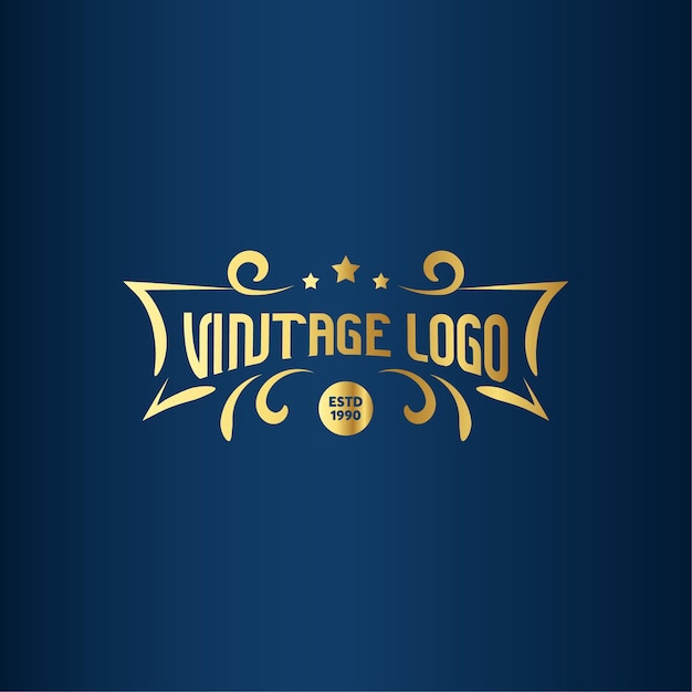 Vintage Luxury Logos Design Vector Template Business sign identity badge icon element