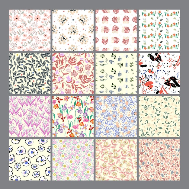 Vintage Patterns flower Pattern