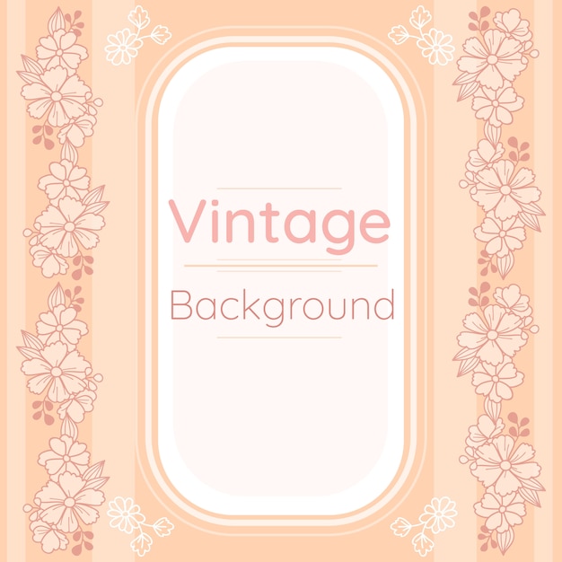 Vintage pink floral 