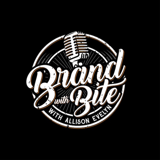 Vintage podcast logo 