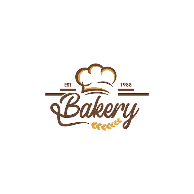 Vintage Retro Bakery Logo Badges Vector Template