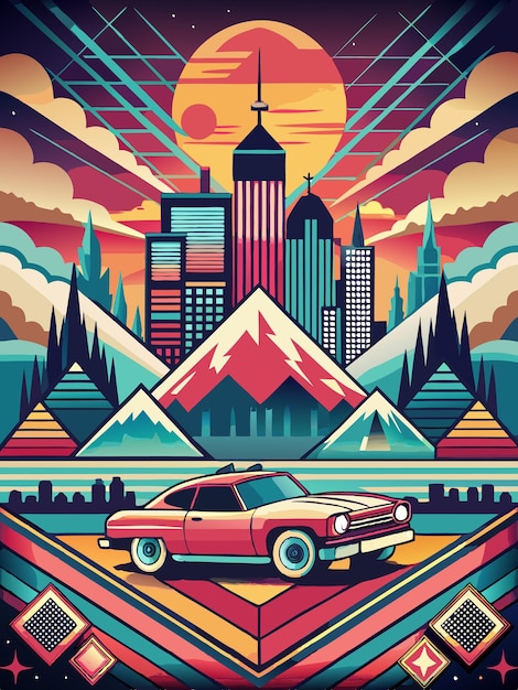 Vintage Retro vector illustrator