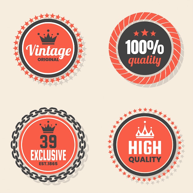 Vintage Retro Vector Logo for banner