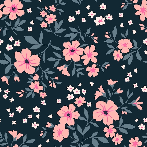 Vintage seamless floral pattern