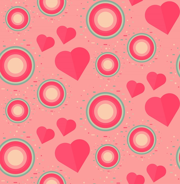 Vintage Seamless Romantic Pattern