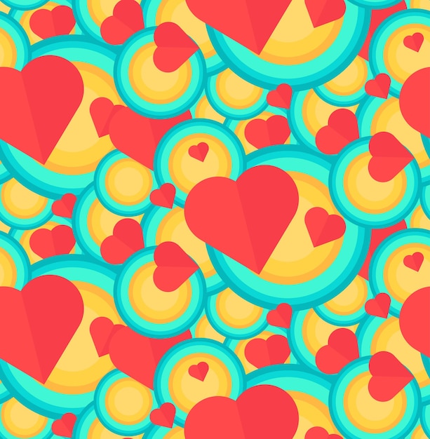 Vintage Seamless Romantic Pattern