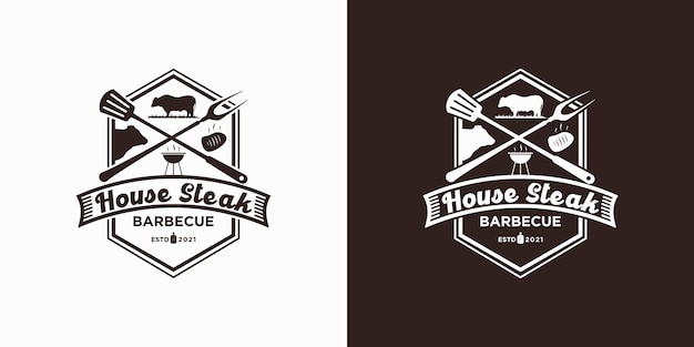 Vintage steak house logo inspiration