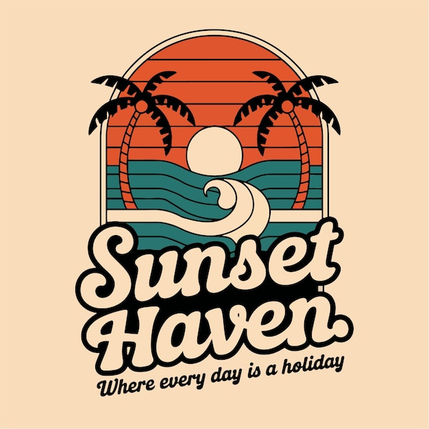 Vintage Style travel tshirt design