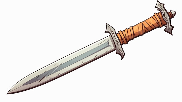 Vintage Sword Vector Illustration for Creative Designs