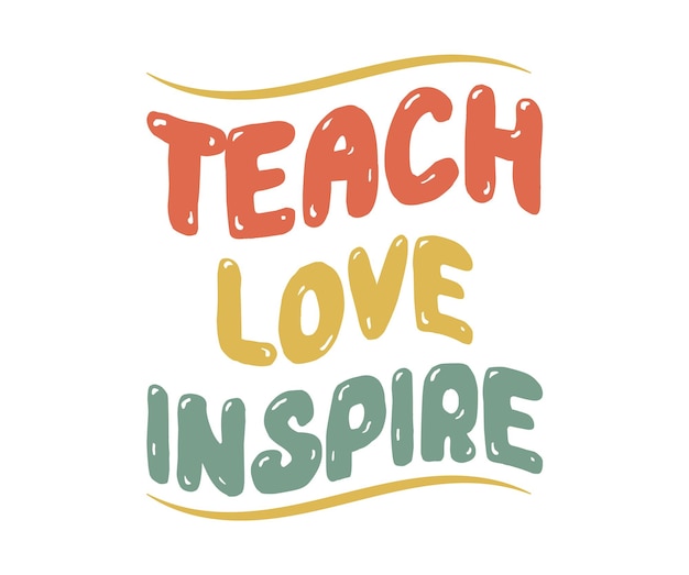 Vector vintage teacher tshirt design teachers day quote design gift for teacher tshirt design