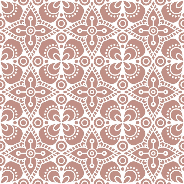 Vintage Tile Floor Seamless Vector Pattern Design