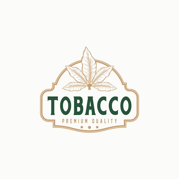 Vintage Tobacco Logo Design Inspiration For Tobacco Farm