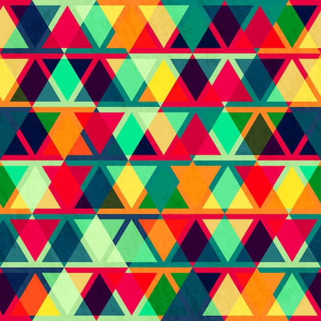 Vintage triangle seamless texture