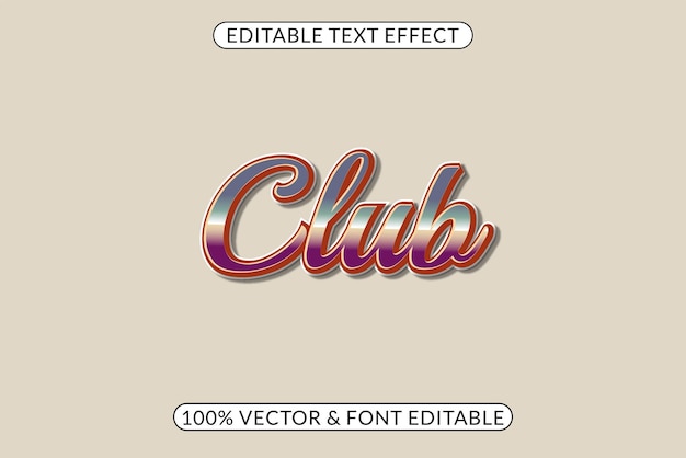 Vintage Typography Editable Retro Text Effect Design