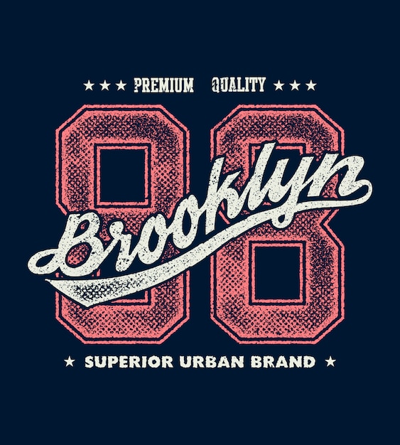 Vintage urban typography with skull