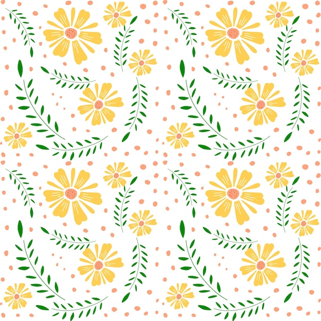 Vintage wallpaper Floral pattern