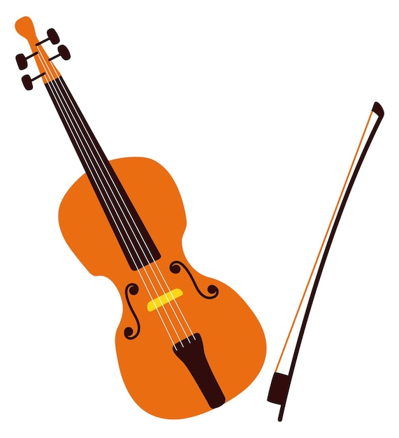 Violin icon Wooden string instrument Classic music symbol