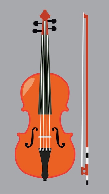 violin musical instrument icon wallpaper background illustration