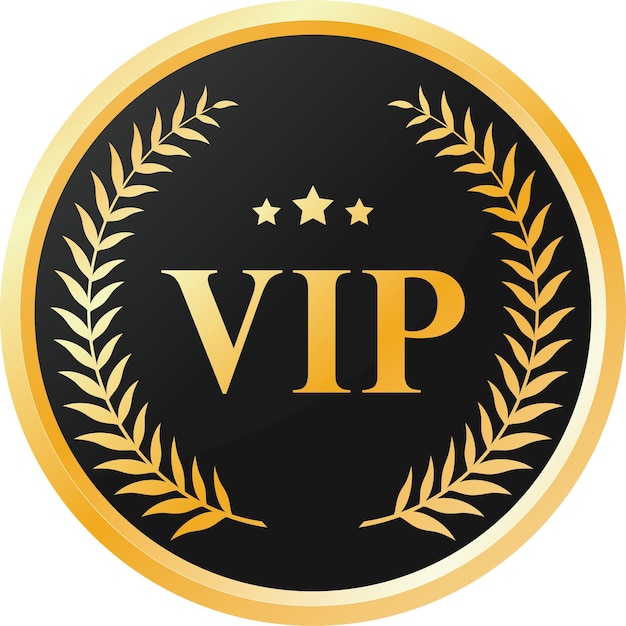 VIP Quality Badge Or Label Of Element