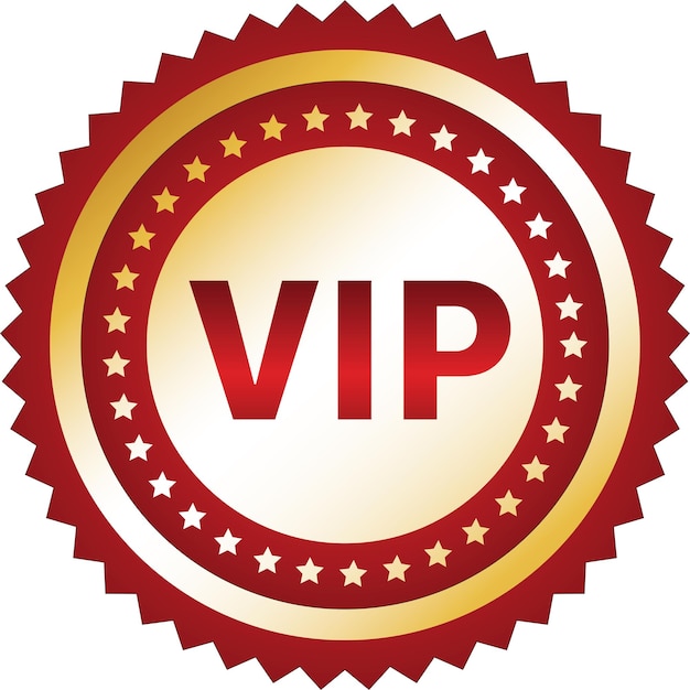 VIP Quality Badge Or Label Of Element