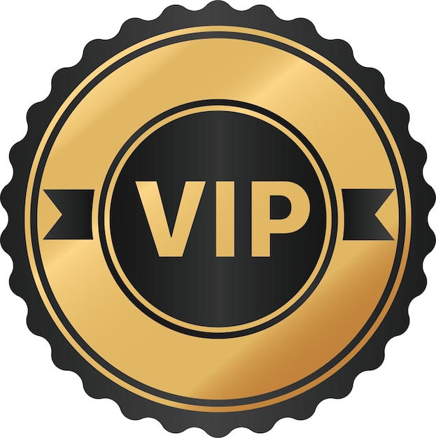 VIP Quality Badge Or Label Of Element