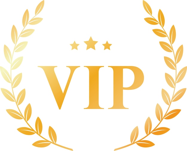 VIP Quality Badge Or Label Of Element