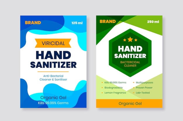 Viricidal and bactericidal cleaner labels