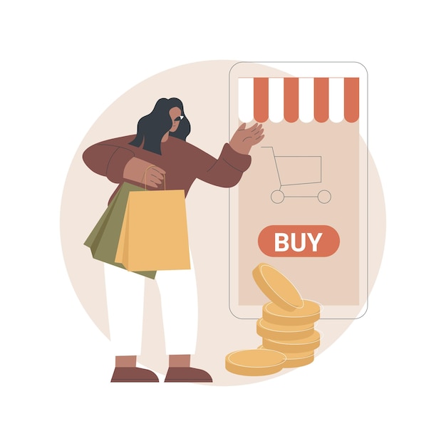 Virtual sales illustration