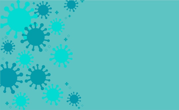 Virus medical concept background vector illustration