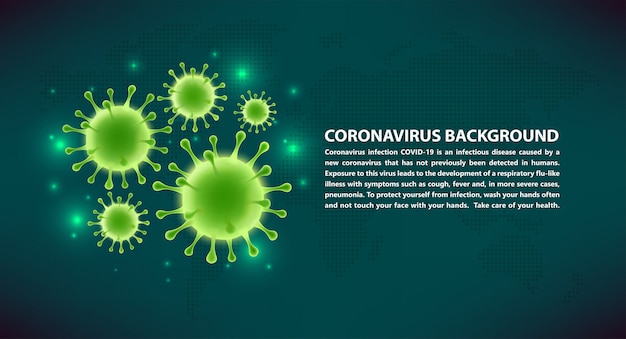   virus sticker on a white background. Human health, bacteria, microorganisms, viral cell. COVID-19.