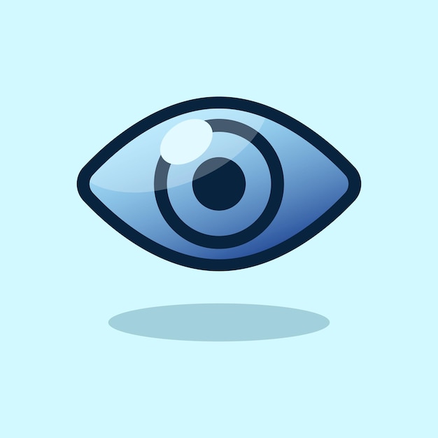 Vision eye icon logo