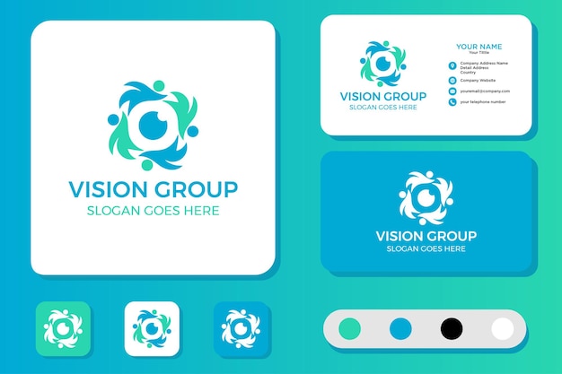 Vision Group Logo Design and Business Card