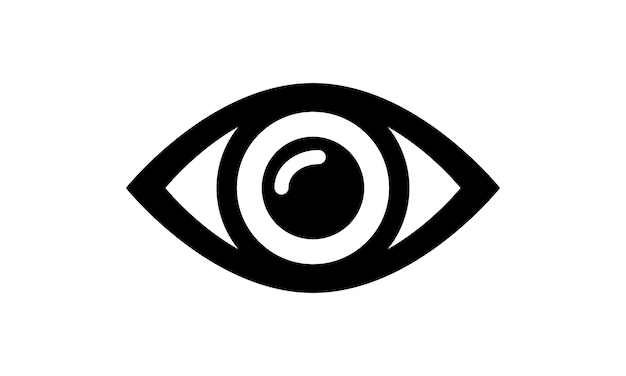 Vision logo eye icon app illustration