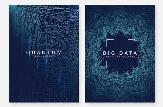 Visualization cover design. Technology for big data