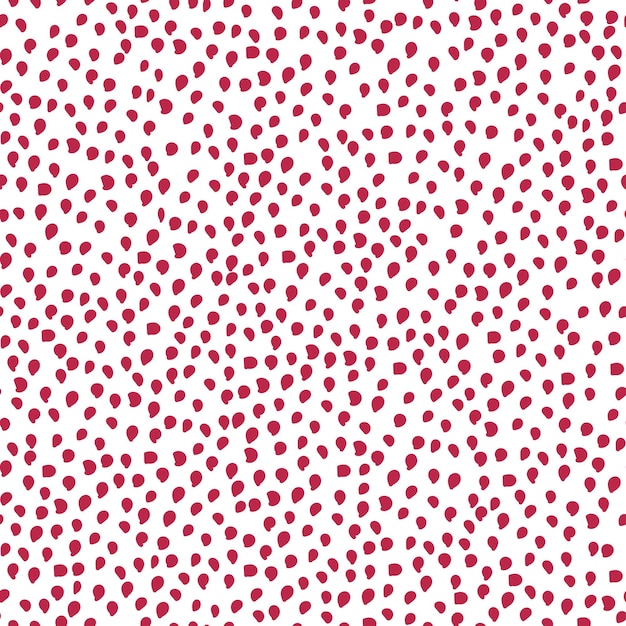 Viva Magenta dots doodle seamless pattern vector illustration