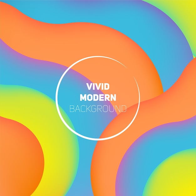 Vivid Colorful Modern Background