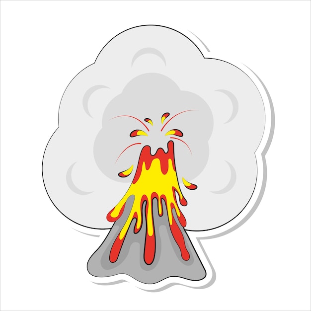 Volcanic Eruption Ecological Disaster Outflowing Magma