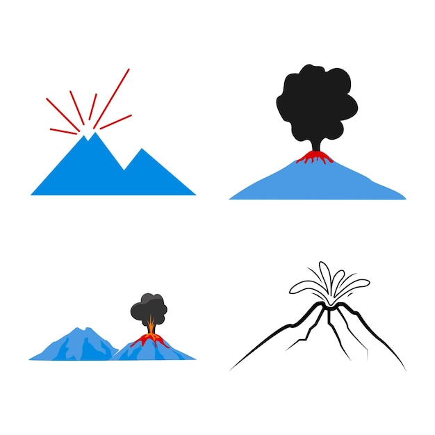 volcano icon vector illustration design